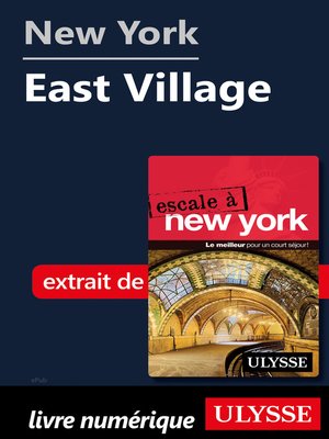 cover image of New York--East Village